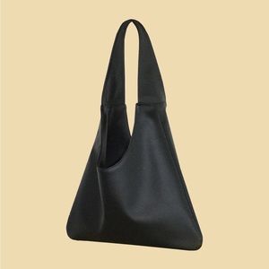 Santos by Monica AGAVE TRIANGULAR TOTE | BLACK